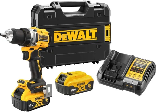 DeWalt 18V Drill, TSTAK 2 x 5Ah